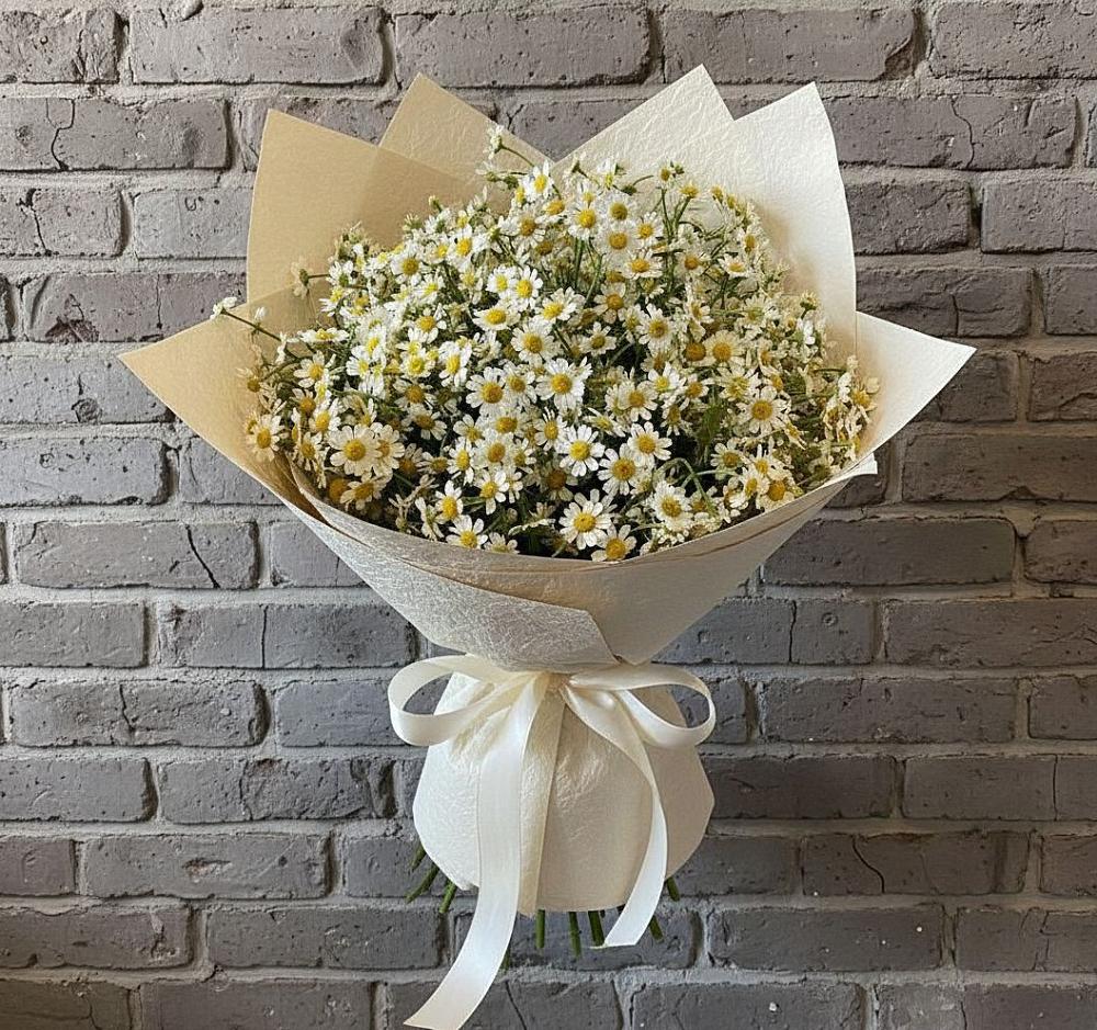 Букет цветов из: Ромашки в Фёдоровской