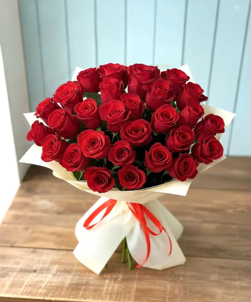 Букет 29 Красных роз в Фёдоровской