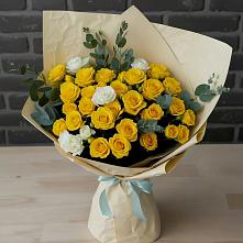 Букет цветов из:  Розы в Фёдоровской