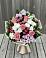 Букет цветов из: Альстромерии, Гвоздики, Розы и Хризантемы в Фёдоровской