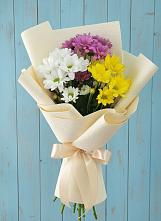 Букет цветов из:  Хризантемы #REPLACE_PRED# Фёдоровской