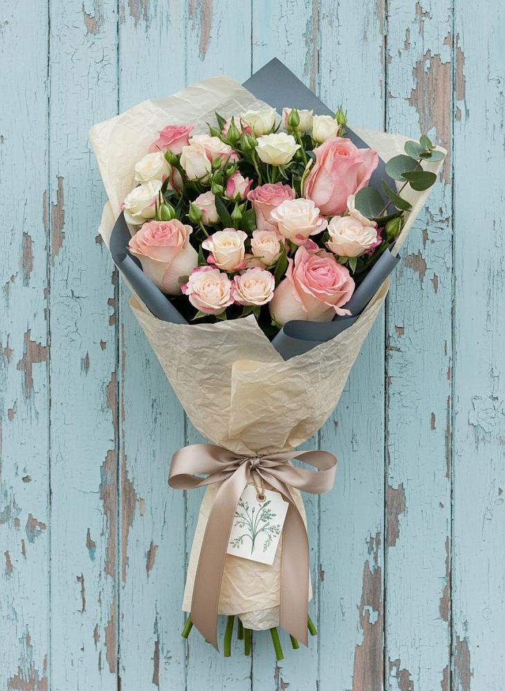 Букет цветов из: Розы в Фёдоровской