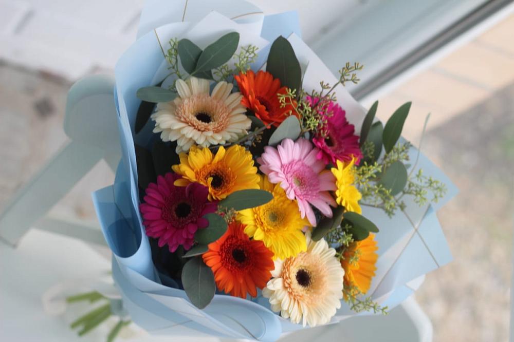 Букет цветов из: Герберы в Фёдоровской