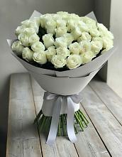 Букет 35 Белых роз в Фёдоровской