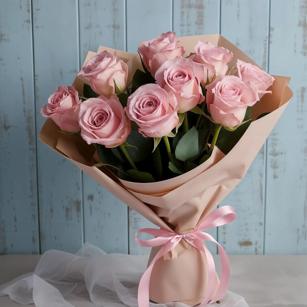 Букет цветов из: Розы в Фёдоровской