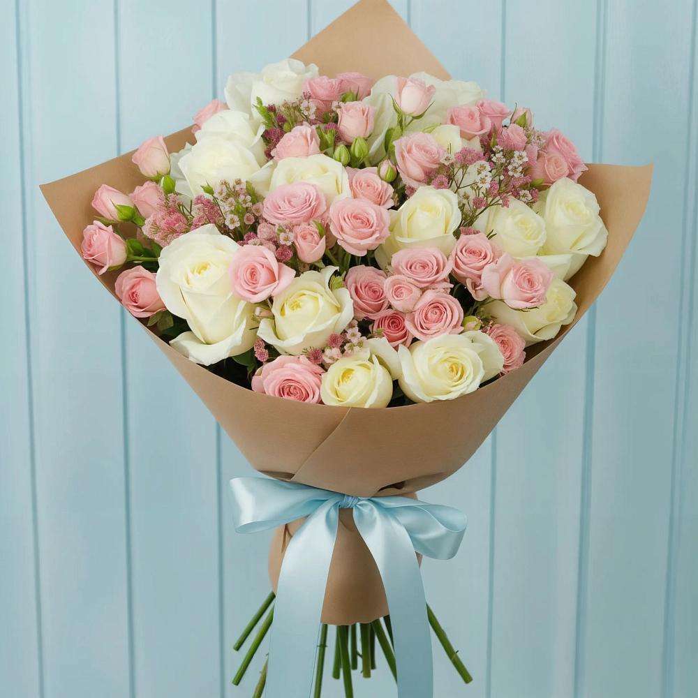 Букет цветов из: Розы в Фёдоровской