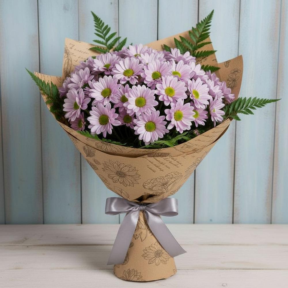 Букет цветов из: Хризантемы в Фёдоровской