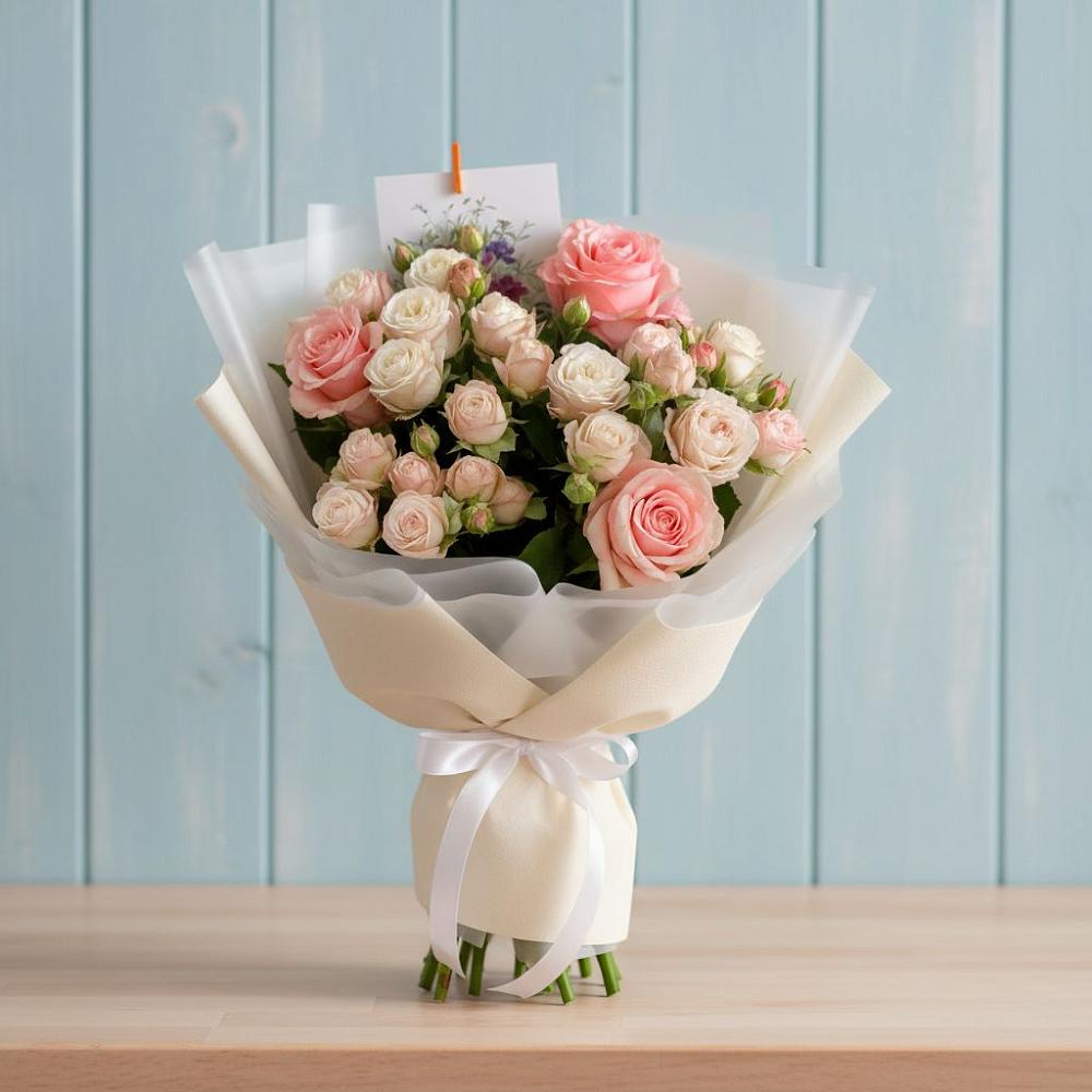 Букет цветов из: Розы в Фёдоровской