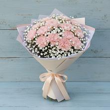 Букет цветов из:  Гвоздики в Фёдоровской