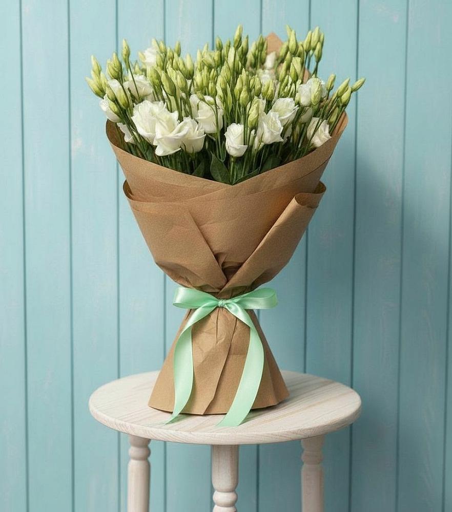 Букет цветов из: Лизиантусы в Фёдоровской