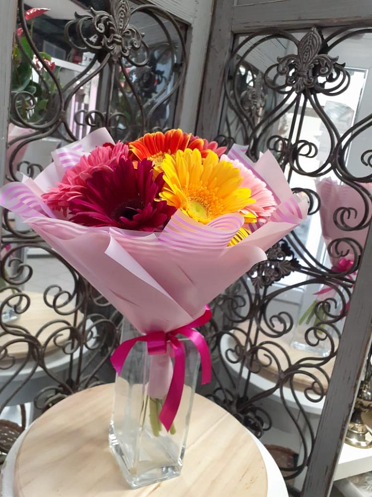 Букет цветов из: Герберы в Фёдоровской