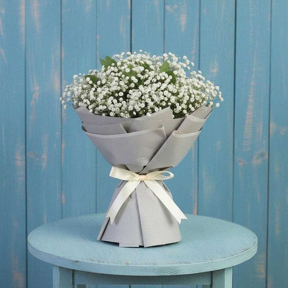 Букет цветов из: Гипсофила в Фёдоровской