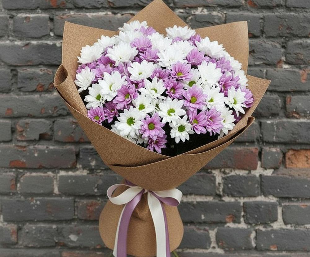 Букет цветов из: Хризантемы в Фёдоровской
