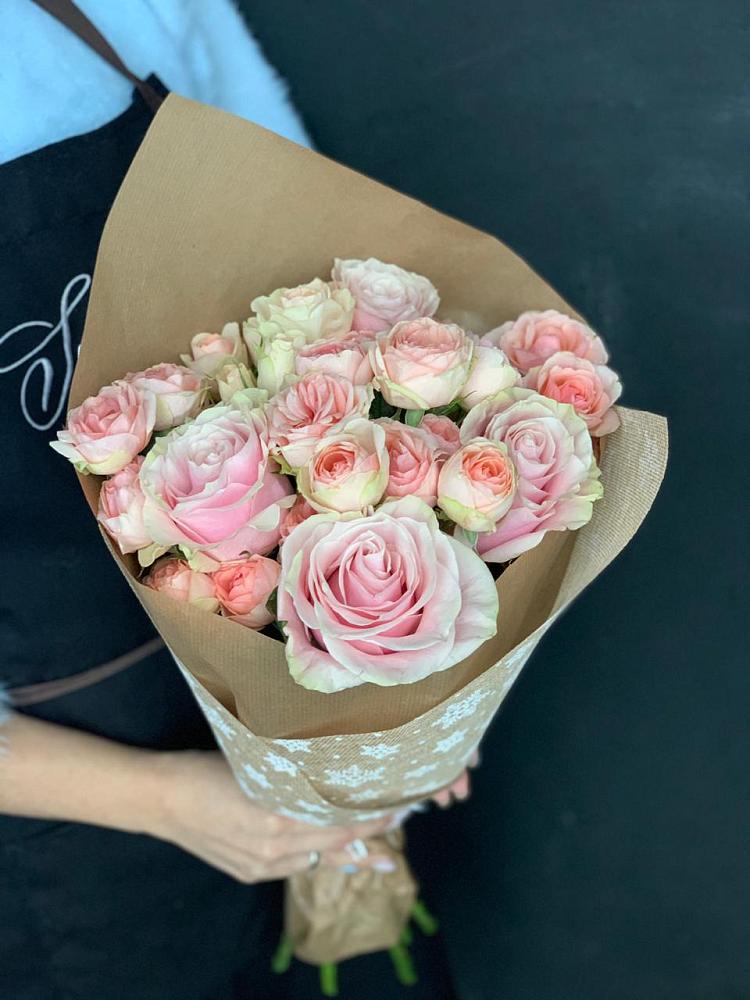 Букет цветов из: Хризантемы и Розы в Фёдоровской