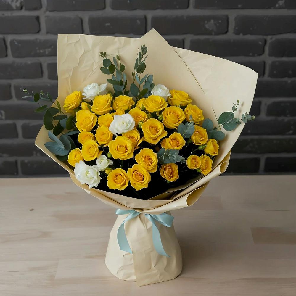 Букет цветов из: Розы в Фёдоровской