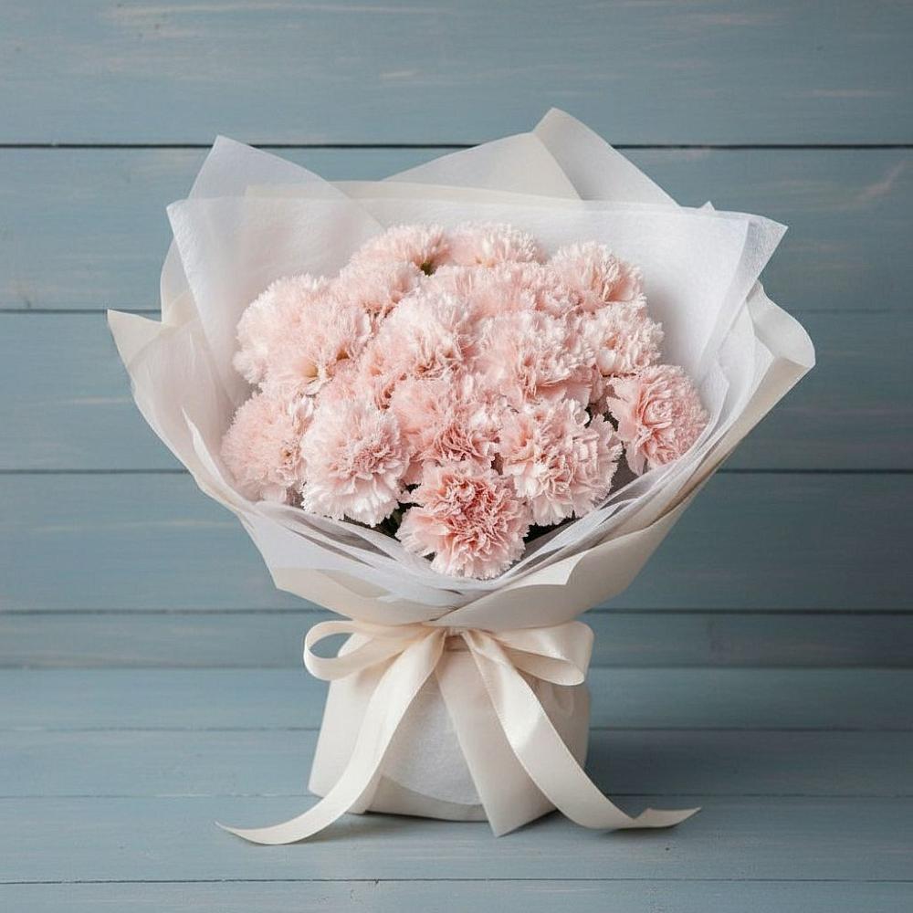 Букет цветов из: Гвоздики в Фёдоровской