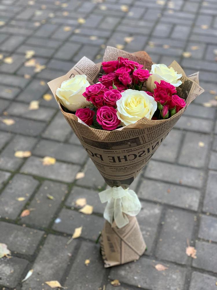 Букет цветов из: Розы в Фёдоровской