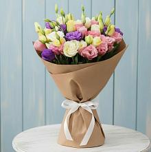Букет цветов из:  Лизиантусы в Фёдоровской